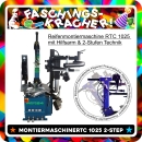 Reifenmontiermaschine RTC 1025 mit Hilfsarm & 2-Stufen Technik